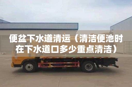 便盆下水道清运（清洁便池时在下水道口多少重点清洁）