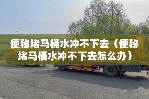 便秘堵马桶水冲不下去（便秘堵马桶水冲不下去怎么办）