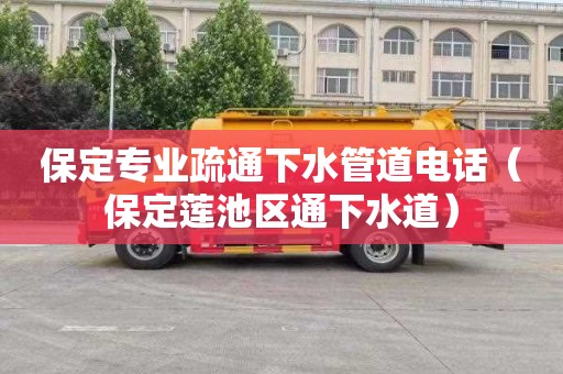 保定专业疏通下水管道电话（保定莲池区通下水道）