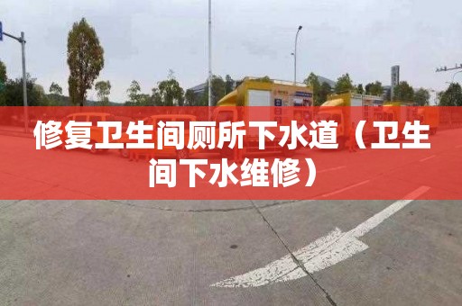 修复卫生间厕所下水道（卫生间下水维修）