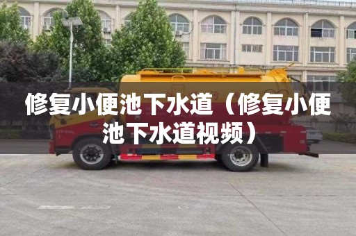 修复小便池下水道（修复小便池下水道视频）