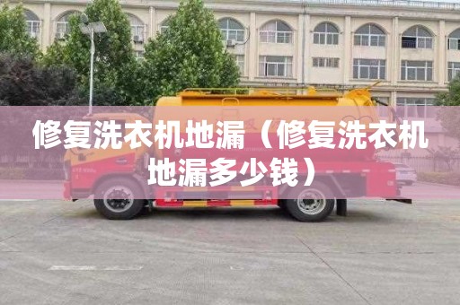 修复洗衣机地漏（修复洗衣机地漏多少钱）