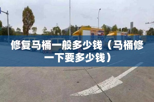 修复马桶一般多少钱（马桶修一下要多少钱）