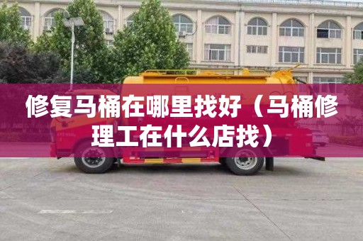 修复马桶在哪里找好（马桶修理工在什么店找）