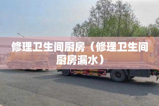 修理卫生间厨房（修理卫生间厨房漏水）