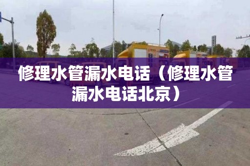 修理水管漏水电话（修理水管漏水电话北京）