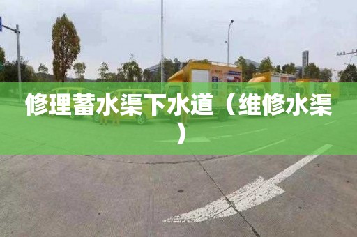 修理蓄水渠下水道（维修水渠）