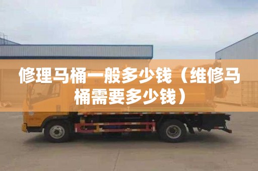 修理马桶一般多少钱（维修马桶需要多少钱）
