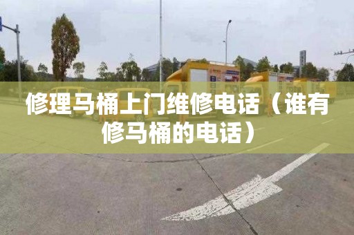 修理马桶上门维修电话（谁有修马桶的电话）