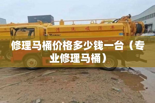 修理马桶价格多少钱一台（专业修理马桶）