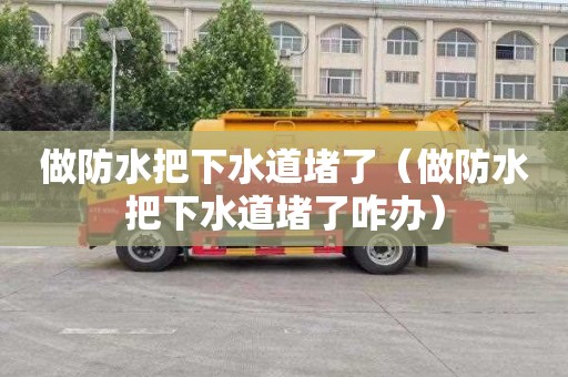 做防水把下水道堵了（做防水把下水道堵了咋办）