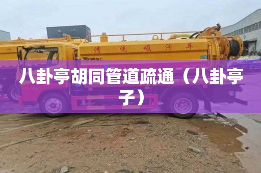 八卦亭胡同管道疏通（八卦亭子）