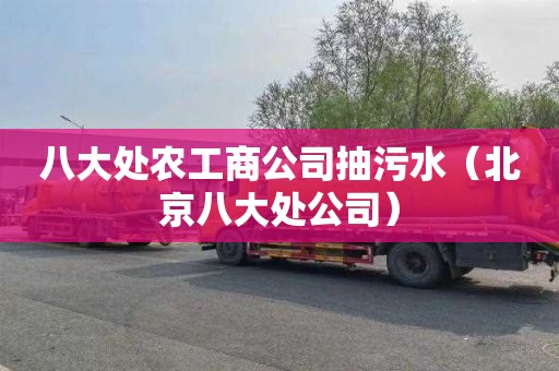 八大处农工商公司抽污水（北京八大处公司）