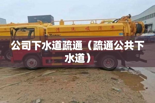 公司下水道疏通（疏通公共下水道）