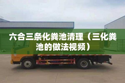 六合三条化粪池清理（三化粪池的做法视频）