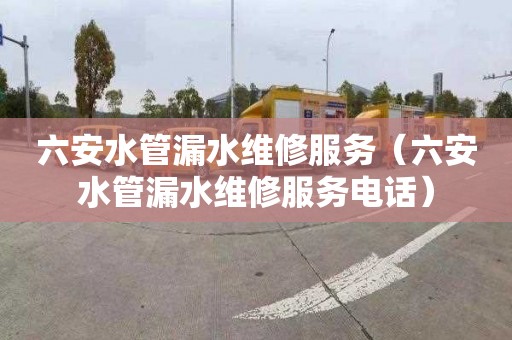 六安水管漏水维修服务（六安水管漏水维修服务电话）
