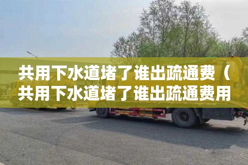 共用下水道堵了谁出疏通费（共用下水道堵了谁出疏通费用）