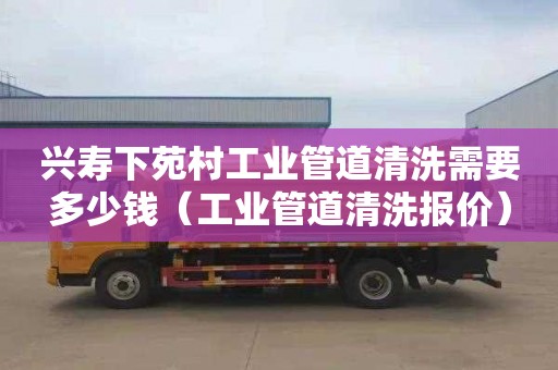 兴寿下苑村工业管道清洗需要多少钱（工业管道清洗报价）