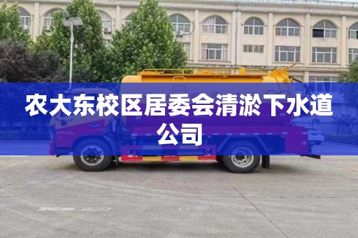农大东校区居委会清淤下水道公司
