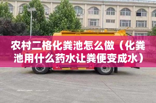 农村二格化粪池怎么做（化粪池用什么药水让粪便变成水）