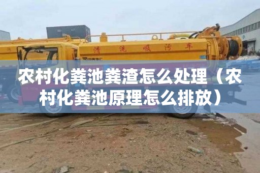 农村化粪池粪渣怎么处理（农村化粪池原理怎么排放）