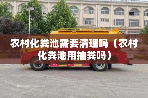 农村化粪池需要清理吗（农村化粪池用抽粪吗）