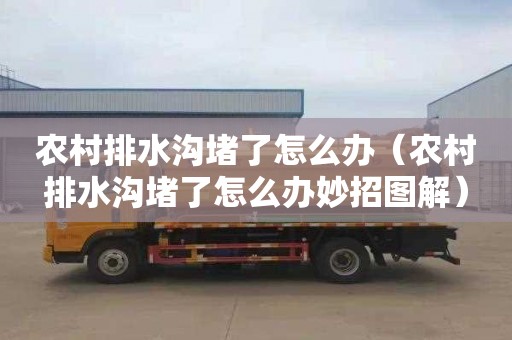农村排水沟堵了怎么办（农村排水沟堵了怎么办妙招图解）