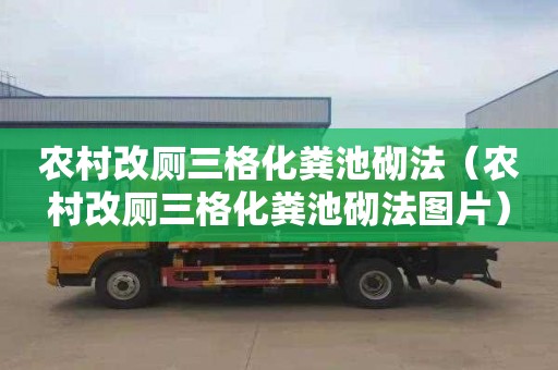 农村改厕三格化粪池砌法（农村改厕三格化粪池砌法图片）
