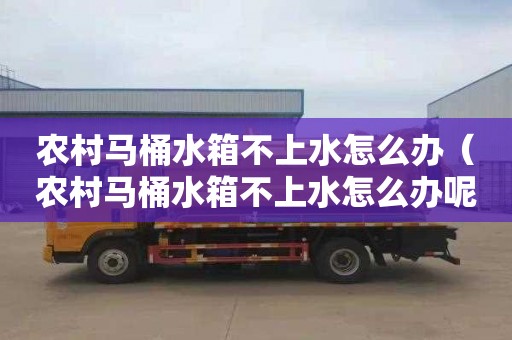 农村马桶水箱不上水怎么办（农村马桶水箱不上水怎么办呢）