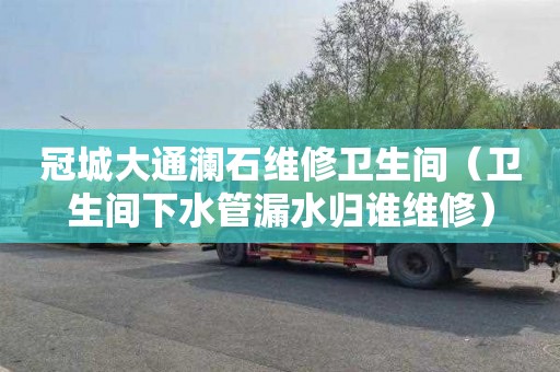 冠城大通澜石维修卫生间（卫生间下水管漏水归谁维修）
