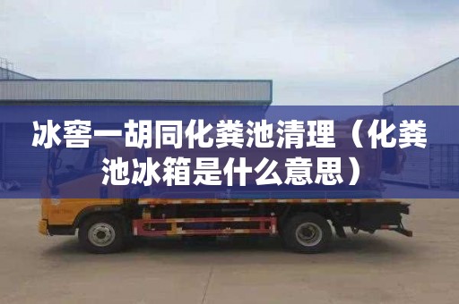 冰窖一胡同化粪池清理（化粪池冰箱是什么意思）