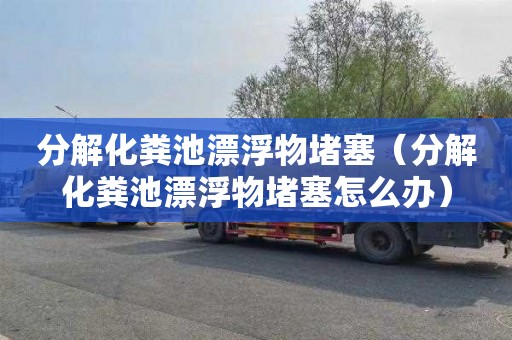 分解化粪池漂浮物堵塞（分解化粪池漂浮物堵塞怎么办）