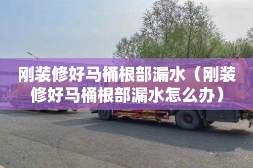 刚装修好马桶根部漏水（刚装修好马桶根部漏水怎么办）