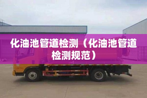 化油池管道检测（化油池管道检测规范）