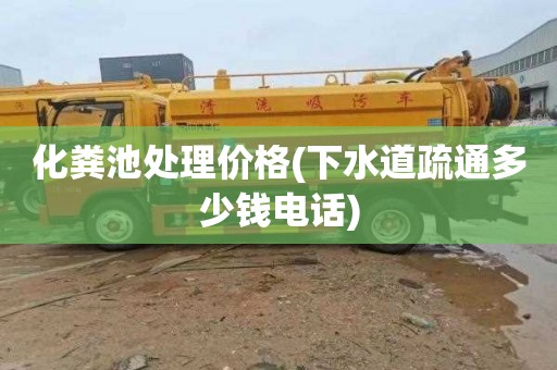 化粪池处理价格(下水道疏通多少钱电话)