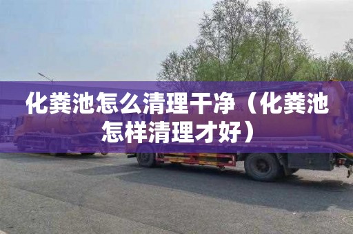 化粪池怎么清理干净（化粪池怎样清理才好）