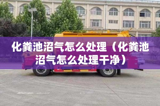 化粪池沼气怎么处理（化粪池沼气怎么处理干净）