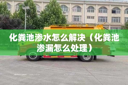 化粪池渗水怎么解决（化粪池渗漏怎么处理）
