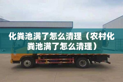 化粪池满了怎么清理（农村化粪池满了怎么清理）