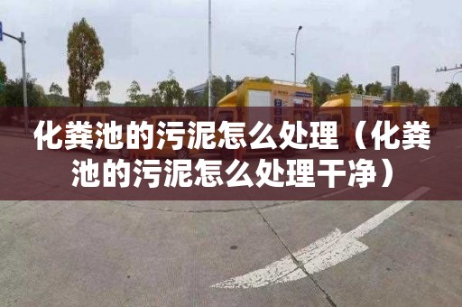 化粪池的污泥怎么处理（化粪池的污泥怎么处理干净）