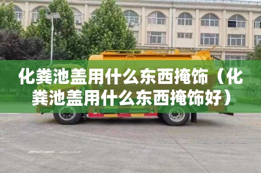 化粪池盖用什么东西掩饰（化粪池盖用什么东西掩饰好）