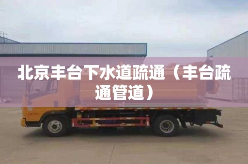 北京丰台下水道疏通（丰台疏通管道）