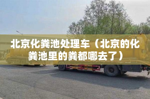 北京化粪池处理车（北京的化粪池里的粪都哪去了）