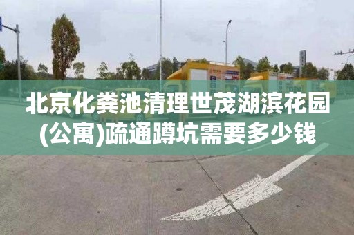 北京化粪池清理世茂湖滨花园(公寓)疏通蹲坑需要多少钱