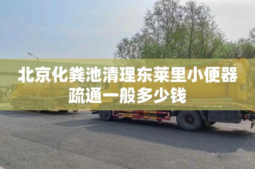 北京化粪池清理东莱里小便器疏通一般多少钱