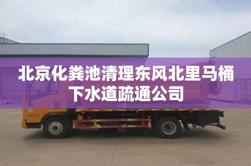 北京化粪池清理东风北里马桶下水道疏通公司