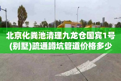 北京化粪池清理九龙仓国宾1号(别墅)疏通蹲坑管道价格多少