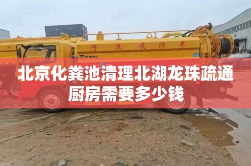 北京化粪池清理北湖龙珠疏通厨房需要多少钱