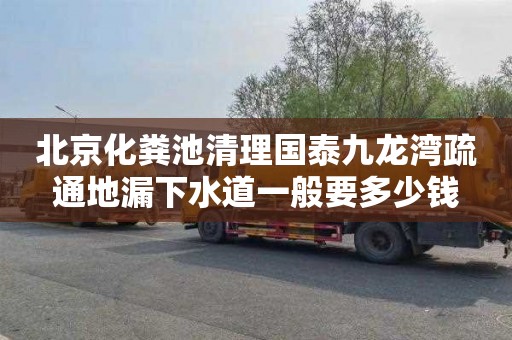 北京化粪池清理国泰九龙湾疏通地漏下水道一般要多少钱