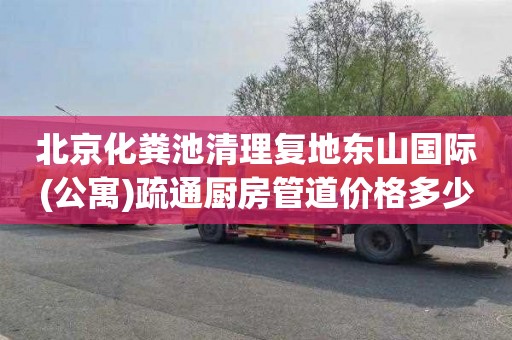 北京化粪池清理复地东山国际(公寓)疏通厨房管道价格多少